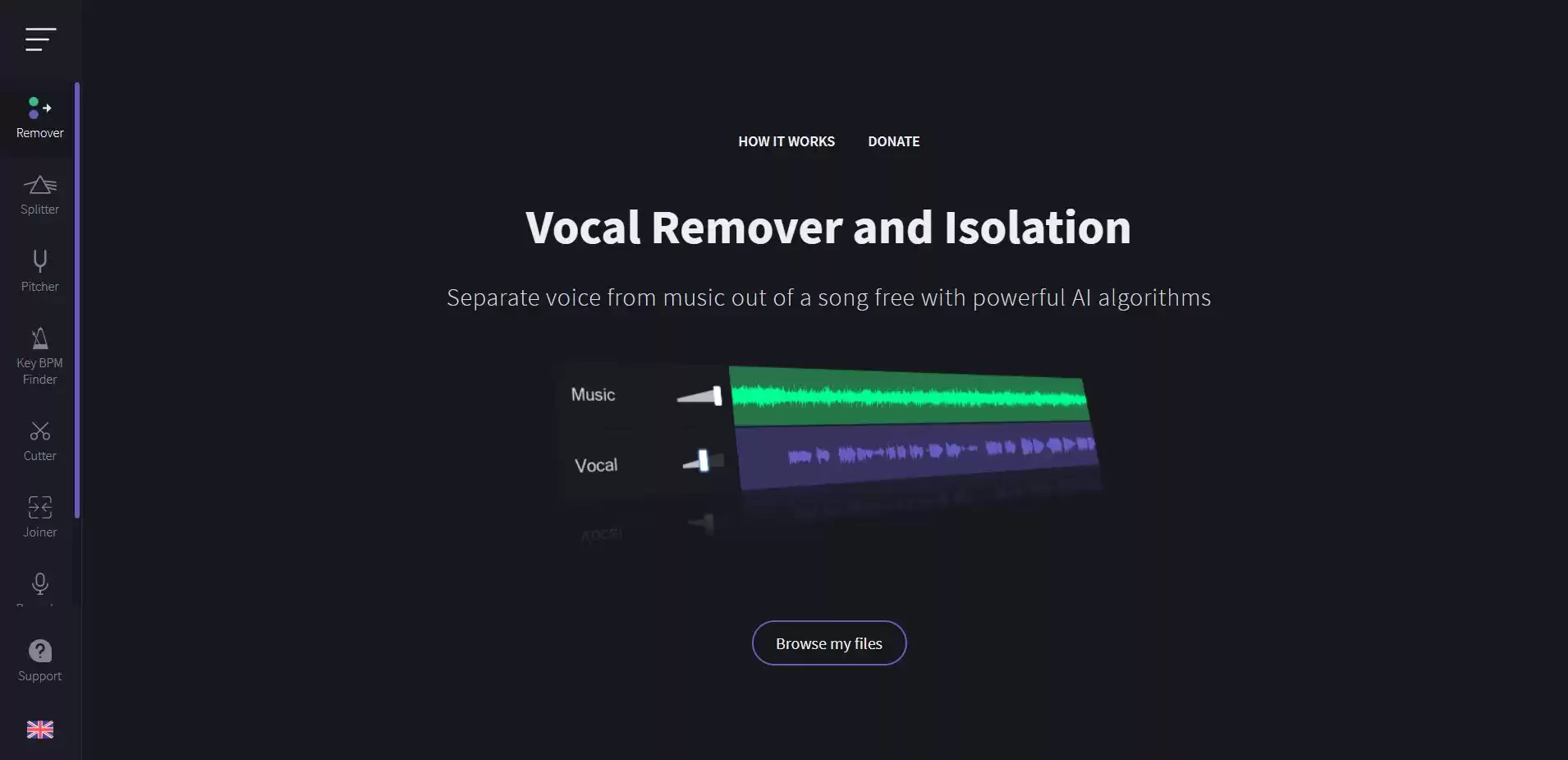 Vocal Remover - Best AI Tool Core Feature and Review on Tool